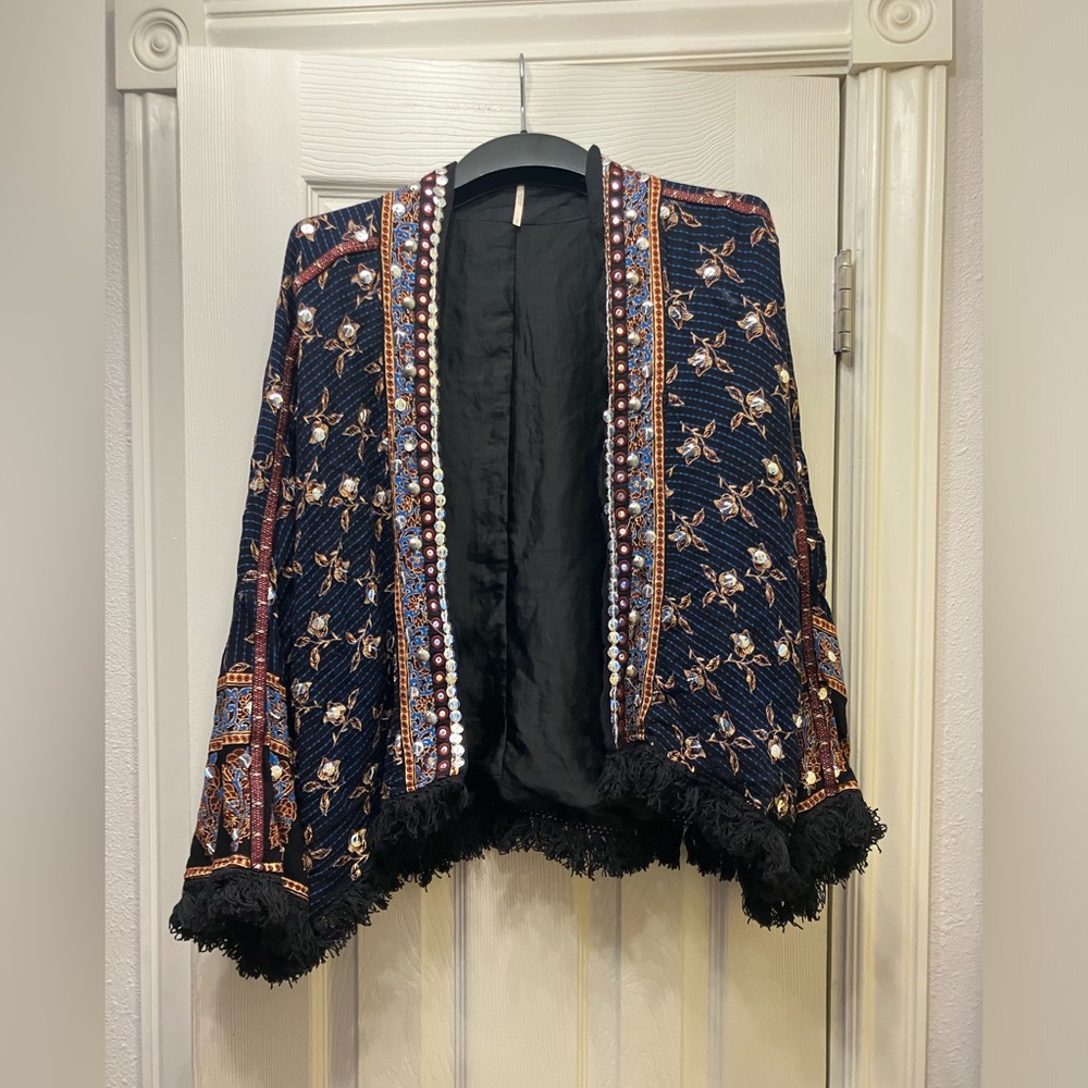 Free People Rays of Light embellished cardigan